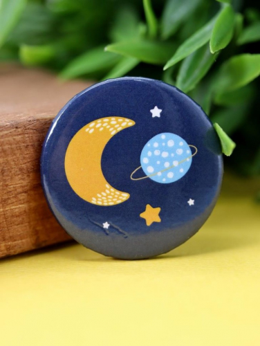 Набор значков 3 шт. iLikeGift Space Lama