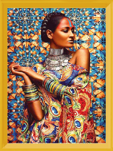 Алмазная мозаика 21х25 Африканская красавица