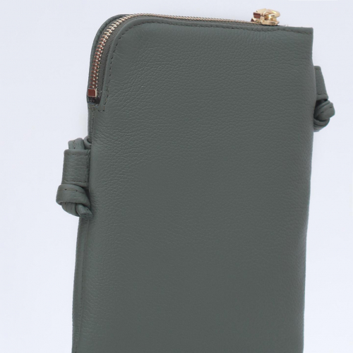 Сумка: Женская кожаная сумка Richet 2918LG 342 Зеленый