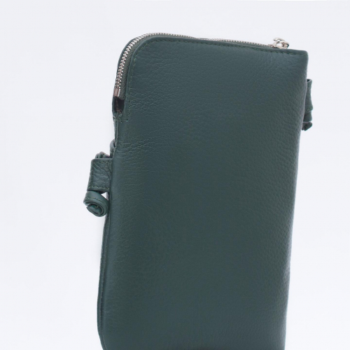 Сумка: Женская кожаная сумка Richet 2918LN 353 Зеленый