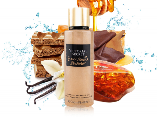 Спрей-мист Victorias Secret Bare Vanilla Shimmer, 250 ml