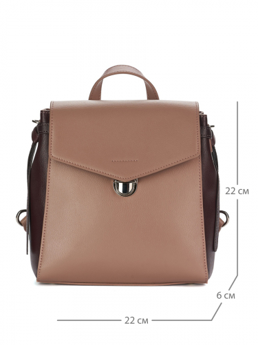 SS-9122-85_09 коричневый рюкзак женский (кожа) Jane's Story