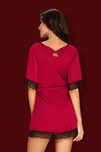 Sensuelia peignoir Red