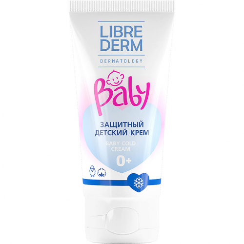 LIBREDERM Baby детский крем защитный (Cold-cream) с ланолином и экстрактом хлопка 50 мл