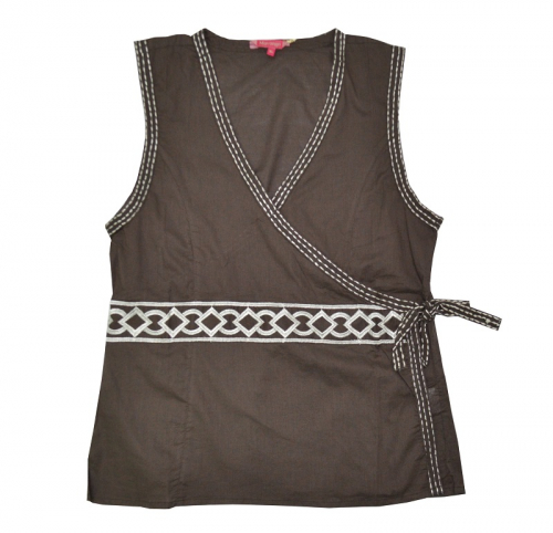 Блуза Mavango M54804A15EC8W9074, коричневый