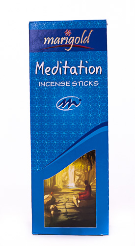 Благовония угольные Медитация 15гр/Marigold - Black Incense Sticks - Meditation 15GM