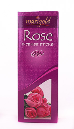 Благовония угольные Роза 15гр/Marigold - Black Incense Sticks - Rose 15GM