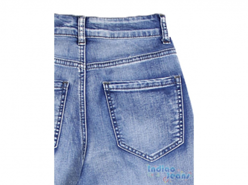  Ультрамодные джинсы-момы для девочек,арт. I34711.