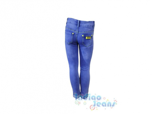 Облегченные джинсы для девочек, арт. I33688