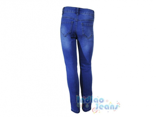  Стильные джинсы с лампасами, для девочек, арт. I34702.
