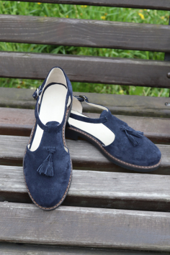 Женские синие сандалии Lora
