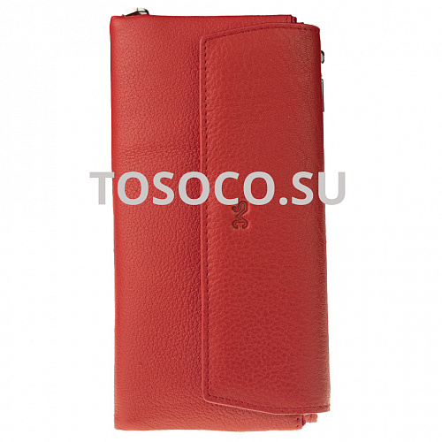 j-1017-2 red кошелек SMC натуральная кожа 10х20х2