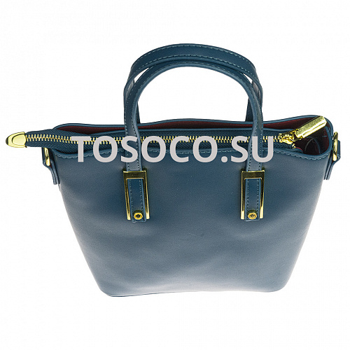 6859-3 blue сумка экокожа 19х22х10