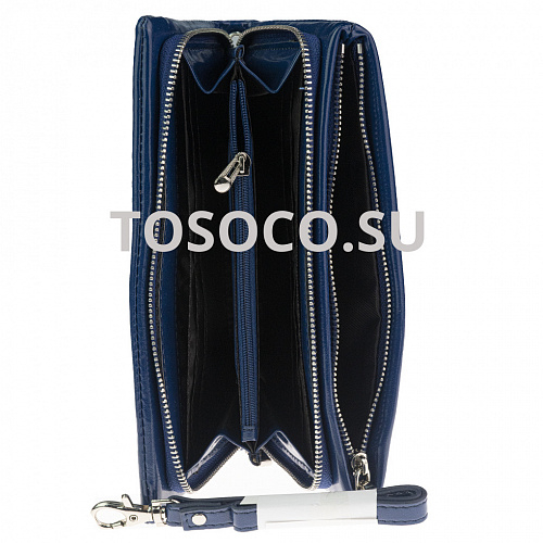 k-1014-9 blue кошелек женский экокожа 10х20х2