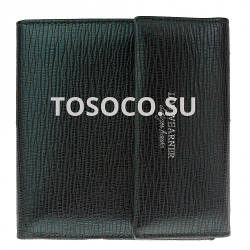 lou213-105c green кошелек LOUI VEARNER натуральная кожа 10х10х2