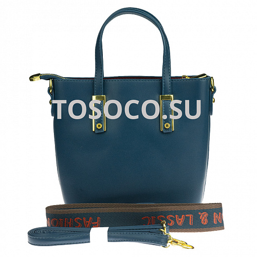 6859-3 blue сумка экокожа 19х22х10