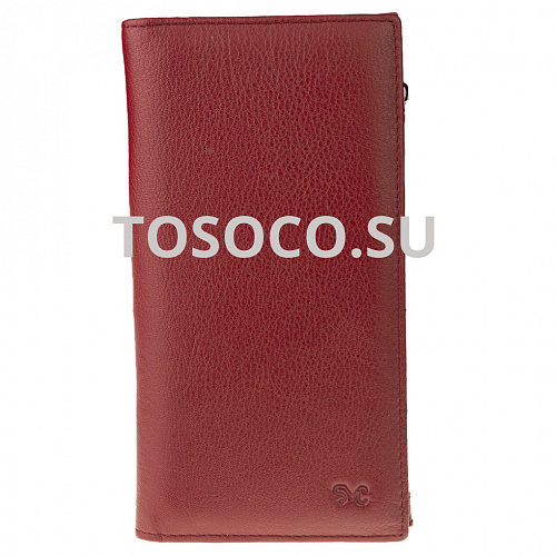 j-1010-3 red кошелек SMC натуральная кожа 9х19х2