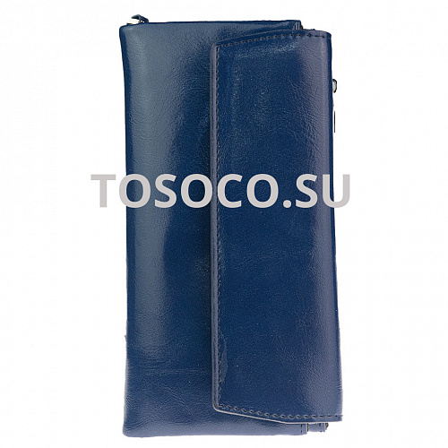 k-1017-9 blue кошелек женский экокожа 10х20х2