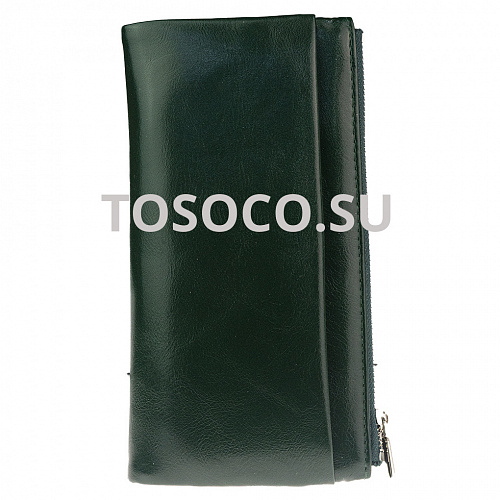 k-1013-11 green кошелек женский экокожа 9х19х2