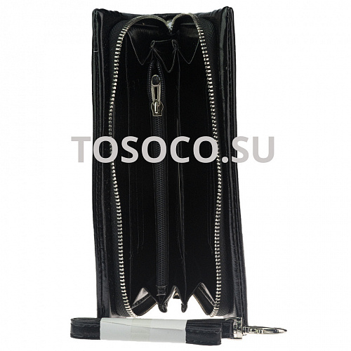 k-1015-1 black кошелек женский экокожа 10х20х2