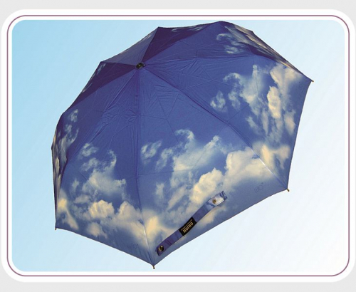Зонты в 3 сложения (облегченные плоские)