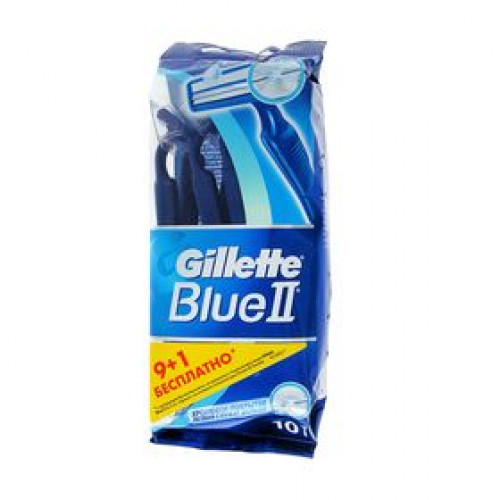 Одноразовые станки GILLETTE BLUE 2 (10шт)