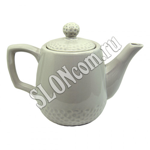 Чайник 1300 мл, серый, керамика, ПС00099-05