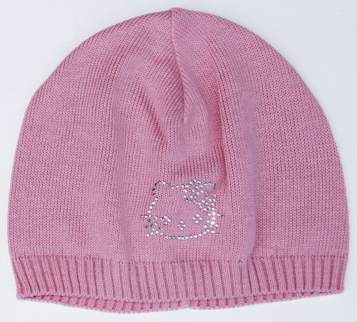 Детская шапка Skiki Котик SKK-17D-PINK, розовый
