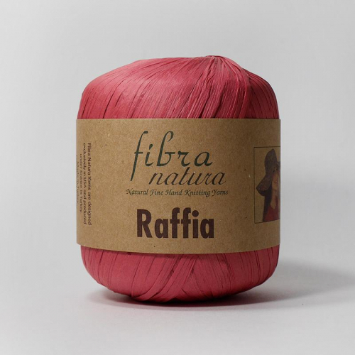 Пряжа Raffia (Раффия) Fibranatura 116-06 красный