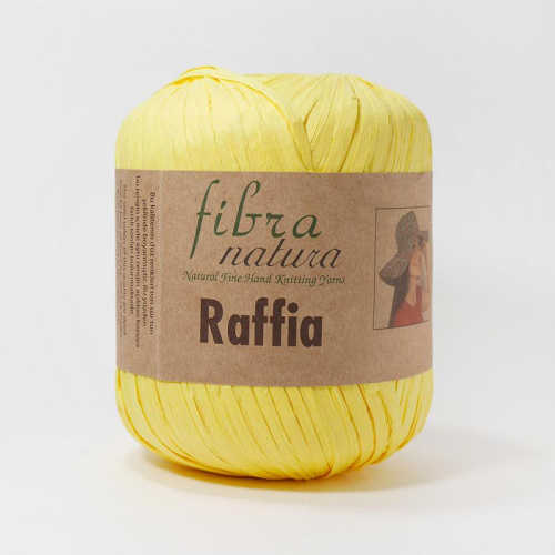 Пряжа Raffia (Раффия) Fibranatura 116-18 желт