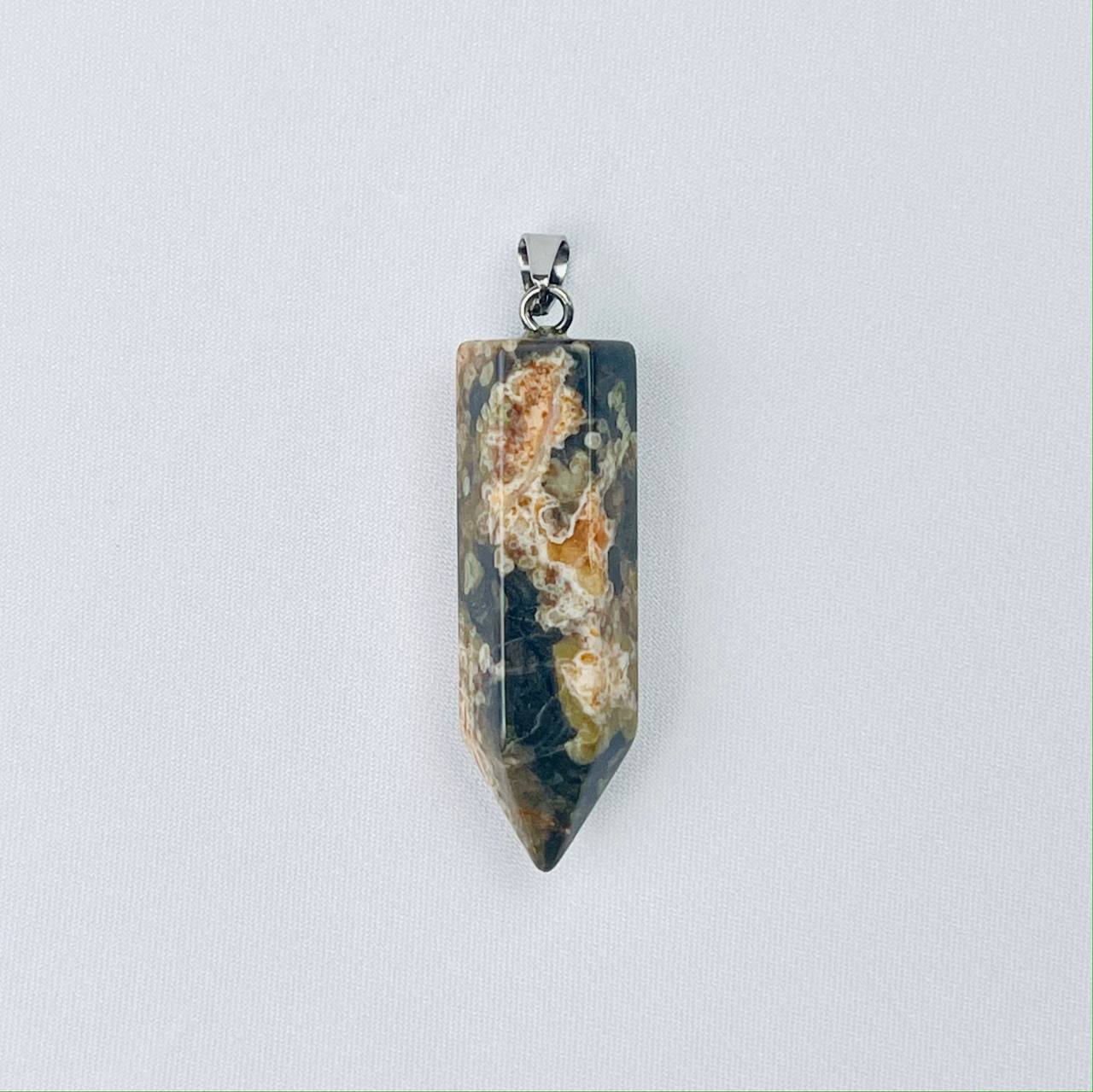 Радуга Самоцветов Кулон из Яшмы Уральской (Россия)