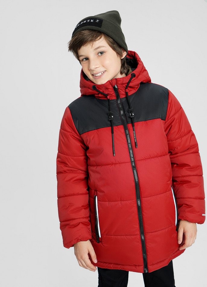 Утепленная куртка для мальчика. Утепленная красная куртка для мальчика OSTIN. Куртка красная Остин для мальчика. Остин зимняя куртка для мальчика. Терракотовая куртка для мальчика.