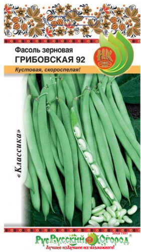 Фасоль Грибовская 92 овощная  5гр