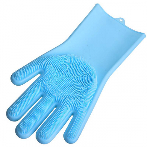 29043 Многофункциональные силиконовые перчатки ГОЛУБОЙ MAYER&BOCH оптом