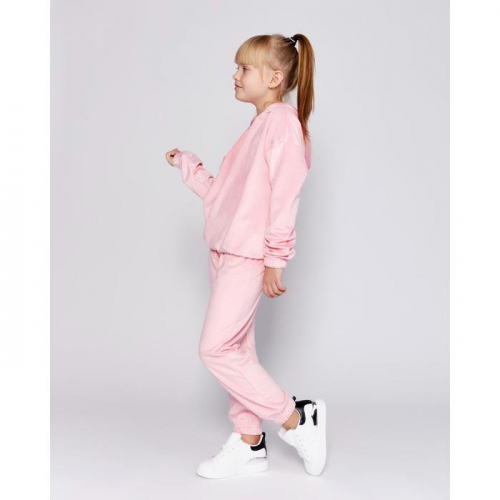 Костюм для девочки (худи, брюки) MINAKU: Casual Collection KIDS цвет розовый, рост 104