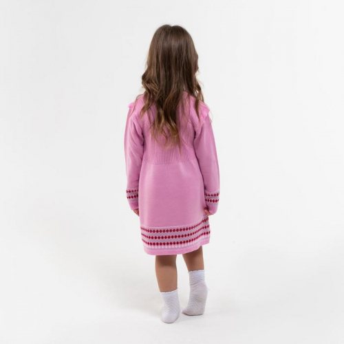 Платье для девочки, цвет светло-розовый, рост 104 см (размер 34)
