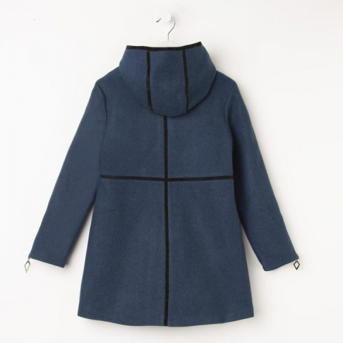 Пальто для девочки, цвет синий, рост 146 см