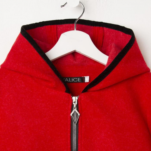 Пальто для девочки, цвет красный, рост 146 см