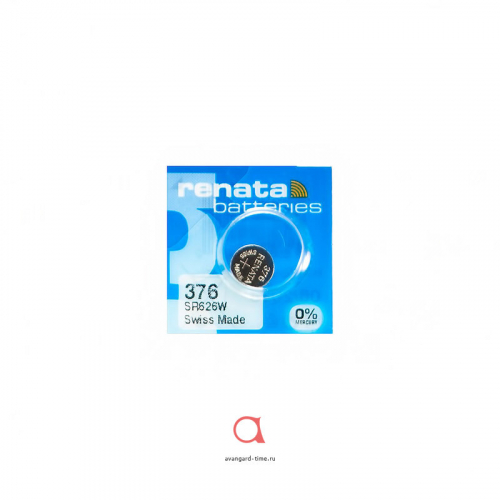RENATA 376 блистер Батарейка (цена за 1 батарейку)