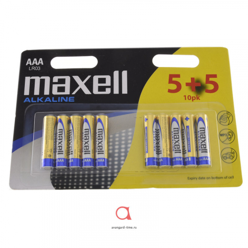 MAXELL LR3 Alkaline (5+5)BL (цена за 1 батарейку)
