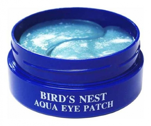 Патчи для век с экстрактом ласточкиного гнезда SNP Bird's Nest Aqua Eye Patch, 60 шт