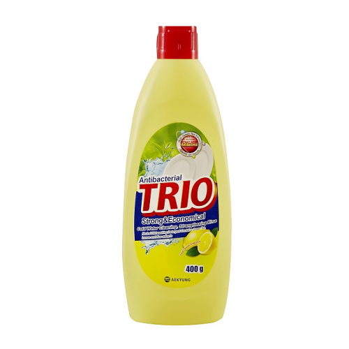 Средство для мытья посуды ТРИО Лимон (400 мл)	
