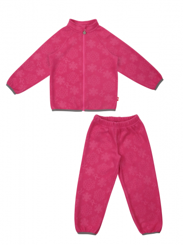 Комплект флисовый детский (куртка + брюки) fuchsia