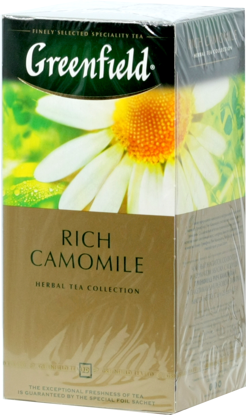 Greenfield. Rich Camomile карт.пачка, 25 пак.
