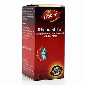 Лечебное масло для суставов РЕВМАТИЛ DABUR (RHEUMATIL OIL), 50 мл.