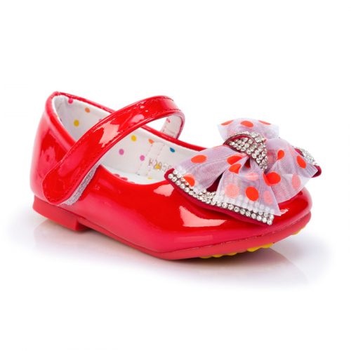 Туфли детские MINAKU, цвет красный, размер 20