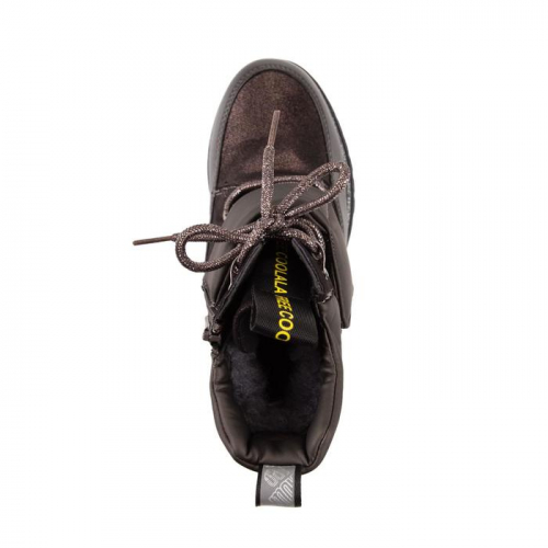 Ботинки, цвет бронзовый, размер 33