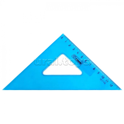 Треугольник 12см 45* тонированный