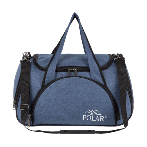 Спортивная сумка П9013 (Серо-синий)