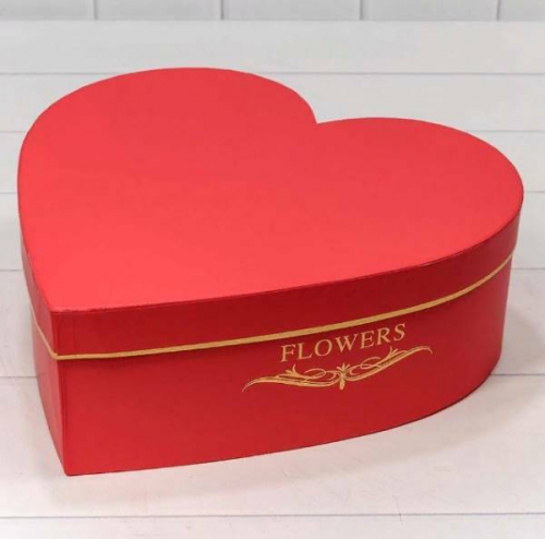 Набор подарочных коробок 3 в 1 сердце 33.5*33*11.5 см Flowers красный 445081к